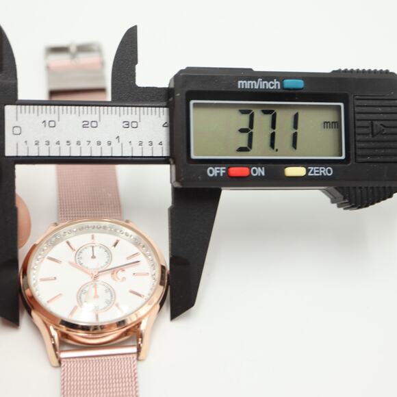 2x Charming Charlie Women's Watches Metal Mesh Faux Leather w New Battery - Picture 13 of 15